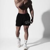  Quần Degrey màu ĐEN thêu Big Logo thể thao vải thun nỉ poly 2 da - QTTBIGDEGREY 