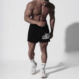  Quần Degrey màu ĐEN thêu Big D thể thao vải thun nỉ poly 2 da - QTTBIGD 