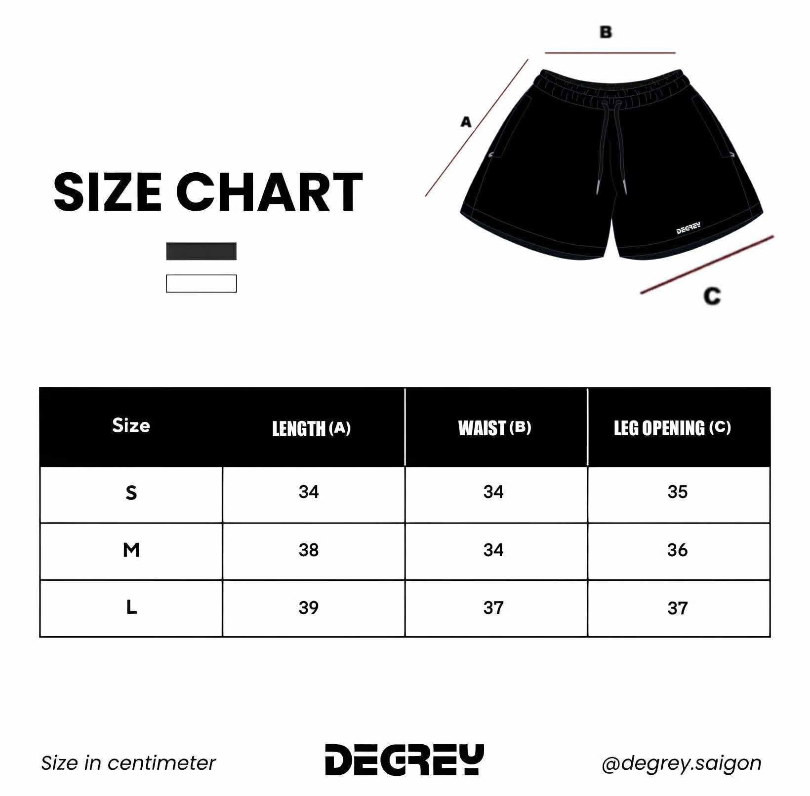  Quần Degrey màu ĐEN thêu Big D thể thao vải thun nỉ poly 2 da - QTTBIGD 