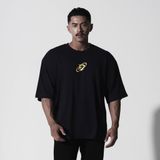  Áo Thun màu NAVY logo Degrey màu VÀNG kiểu dáng rộng Athlete - OVSATHNAYE 