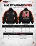  Áo khoác bomber Degrey BLACK TRACKLINE - BOMBLINEDEN 