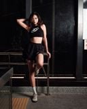  Áo Degrey Crop Tank màu ĐEN New Logo - CROPDEN 