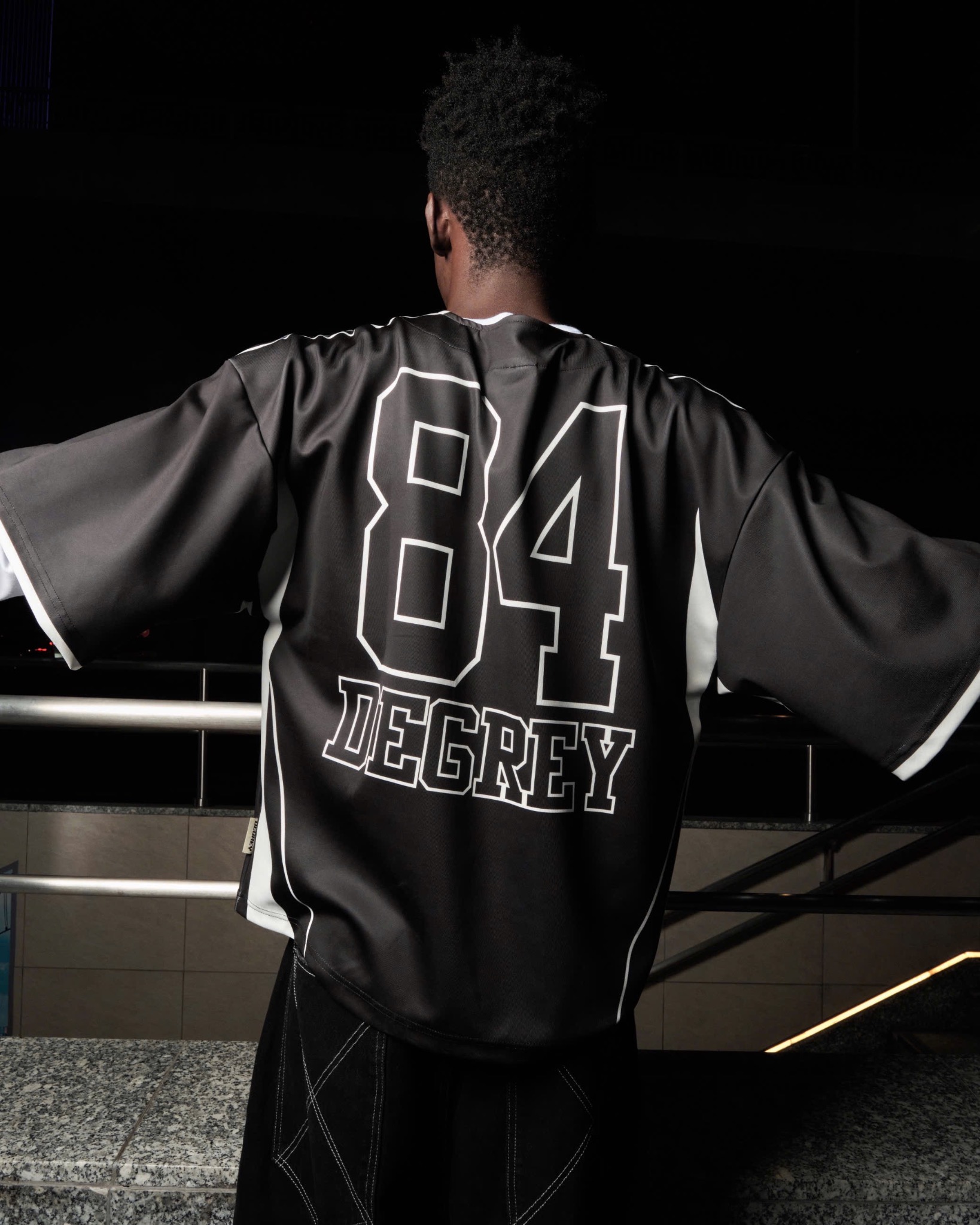  Áo Khoác MÀU ĐEN Degrey Jersey Baseball Athlete - BASEATHDEN 