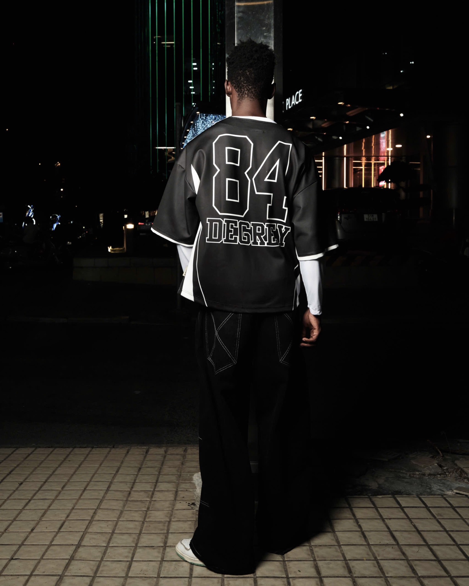  Áo Khoác MÀU ĐEN Degrey Jersey Baseball Athlete - BASEATHDEN 