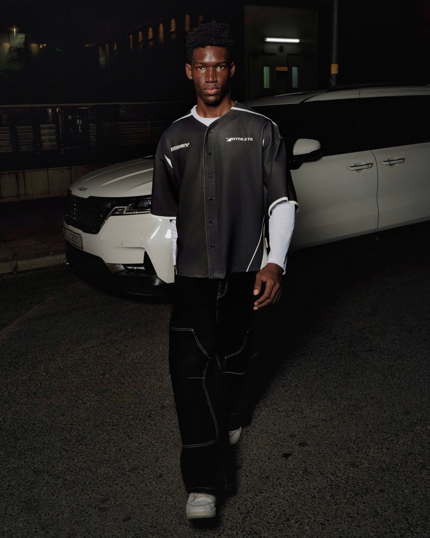  Áo Khoác MÀU ĐEN Degrey Jersey Baseball Athlete - BASEATHDEN 