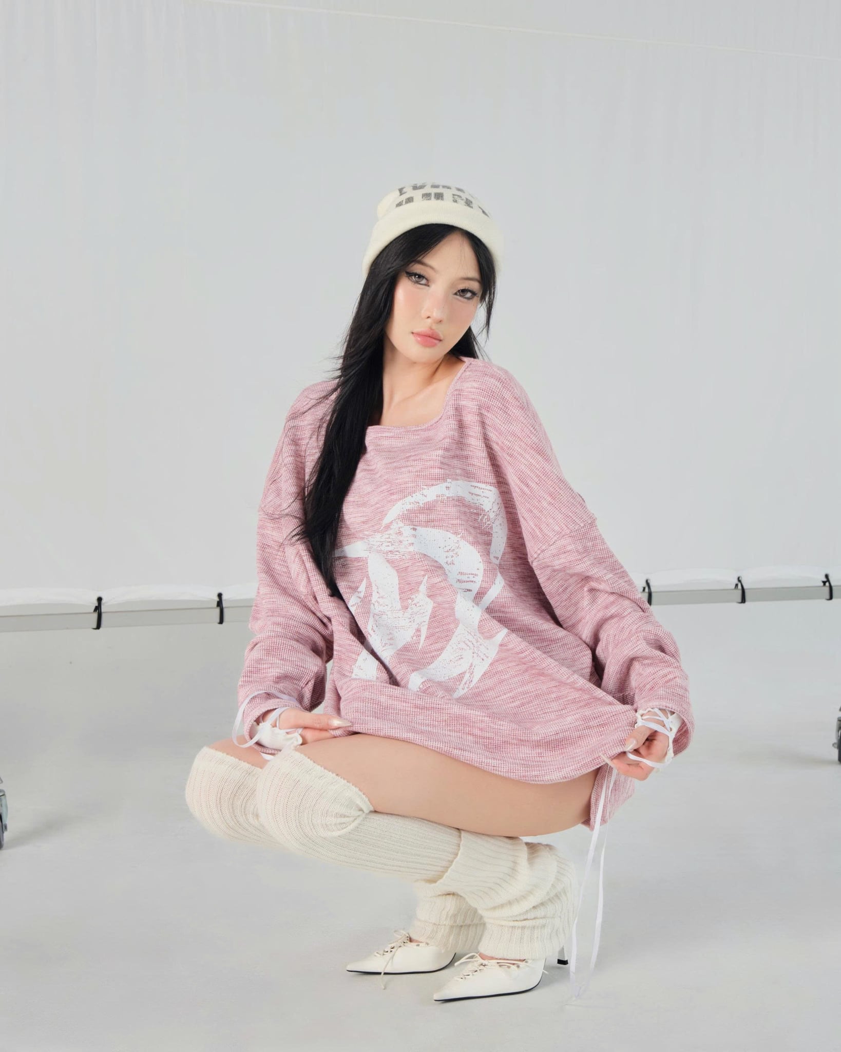  Áo Thun Longsleeve WAFFLE ĐỎ in 2 mặt - WAFDO 