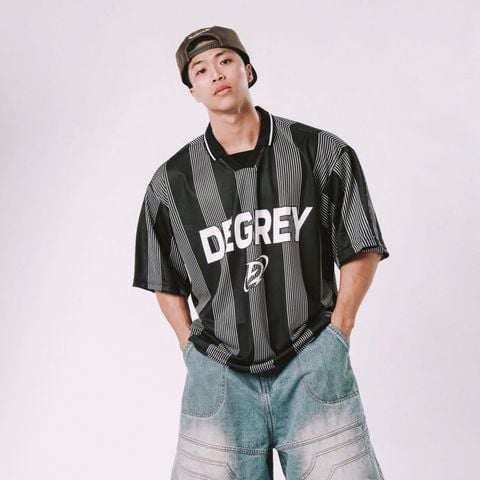  Áo Polo Degrey Athlete sọc ĐEN - POLODEN 