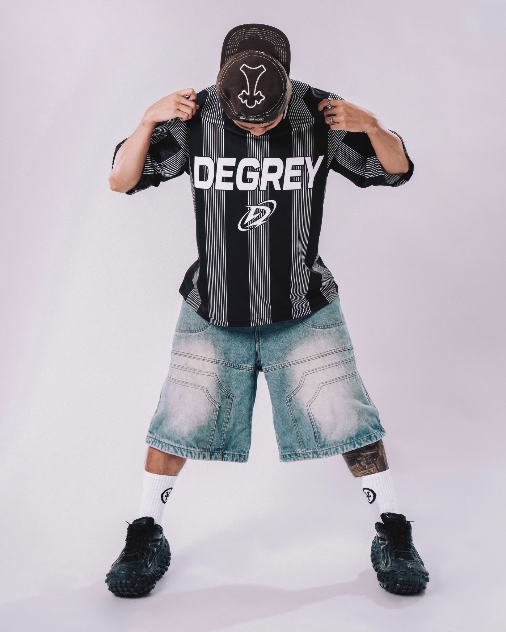  Áo Polo Degrey Athlete sọc ĐEN - POLODEN 