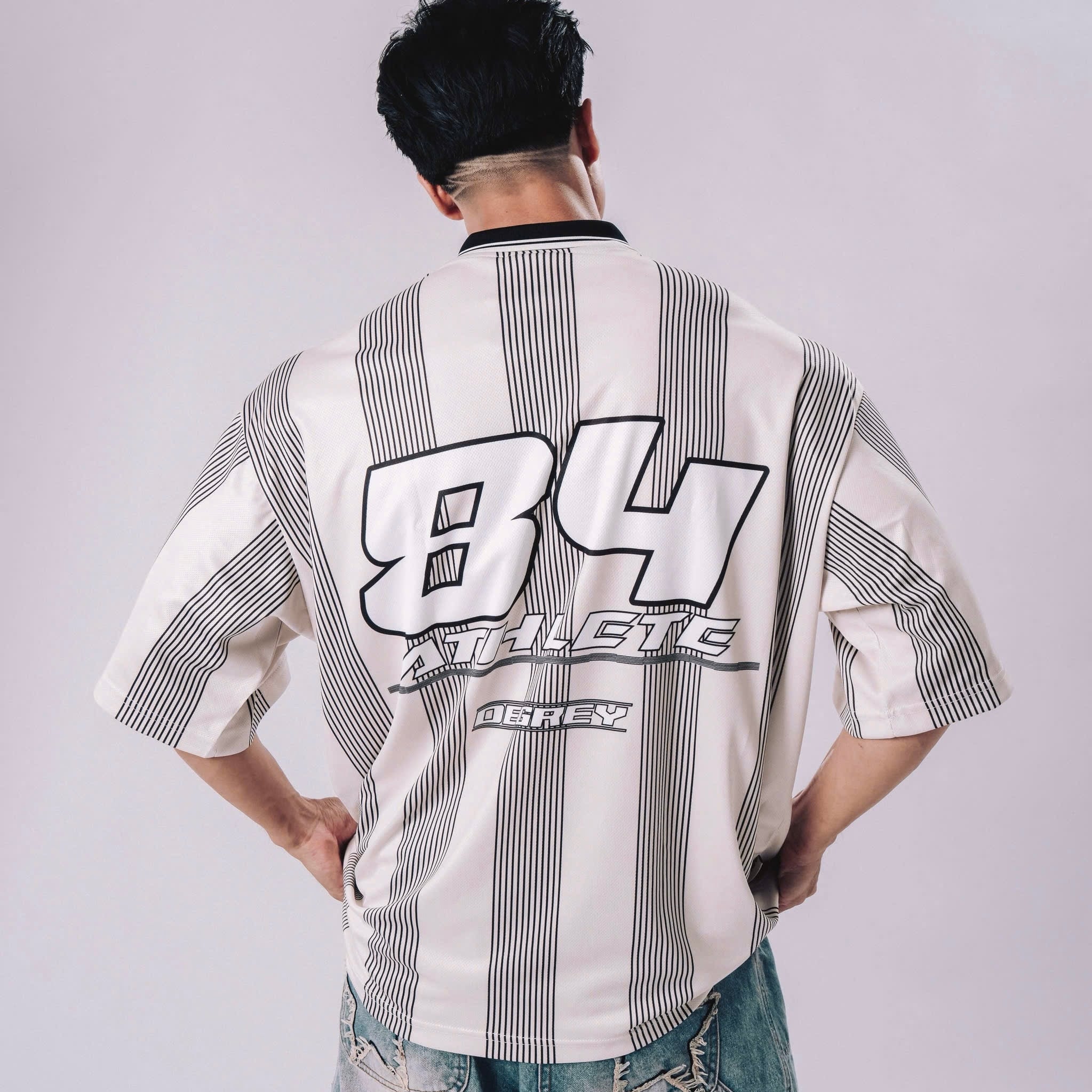  Áo Polo Degrey Athlete sọc KEM - POLOKEM 