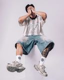  Áo Polo Degrey Athlete sọc KEM - POLOKEM 