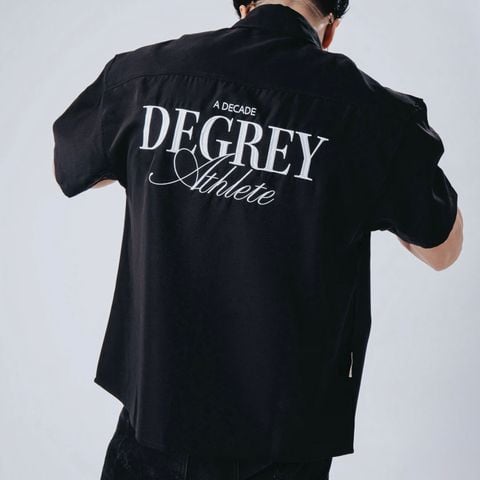  Áo sơ mi màu đen Degrey Shirt DECADE Logo - SHIRTLOGODECADE 