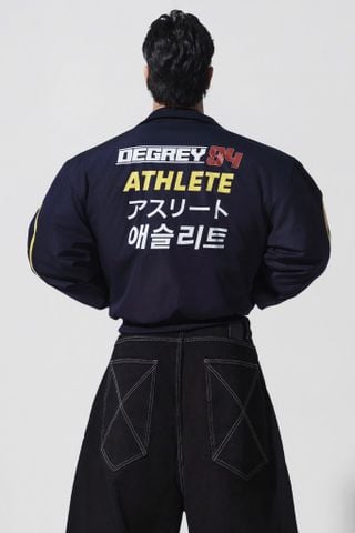  Áo khoác bomber Degrey Japan Korea màu navy - BOMBNAVY 