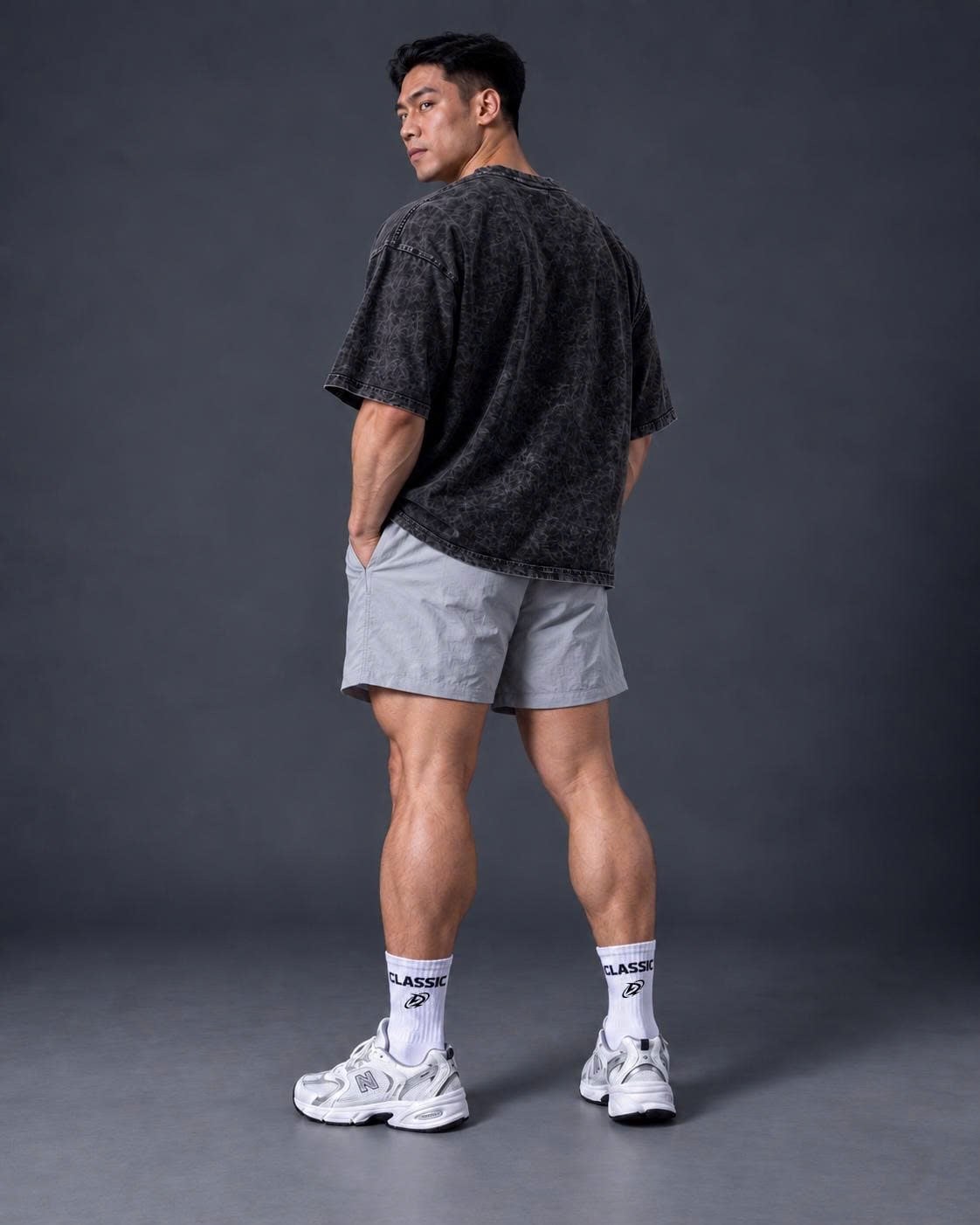  Áo thun Degrey BIG GUY CƠM TẤM màu WAX ĐEN - BIGWAXCOMTAM 