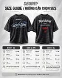  Áo thun Degrey BIG GUY CƠM TẤM màu WAX ĐEN - BIGWAXCOMTAM 