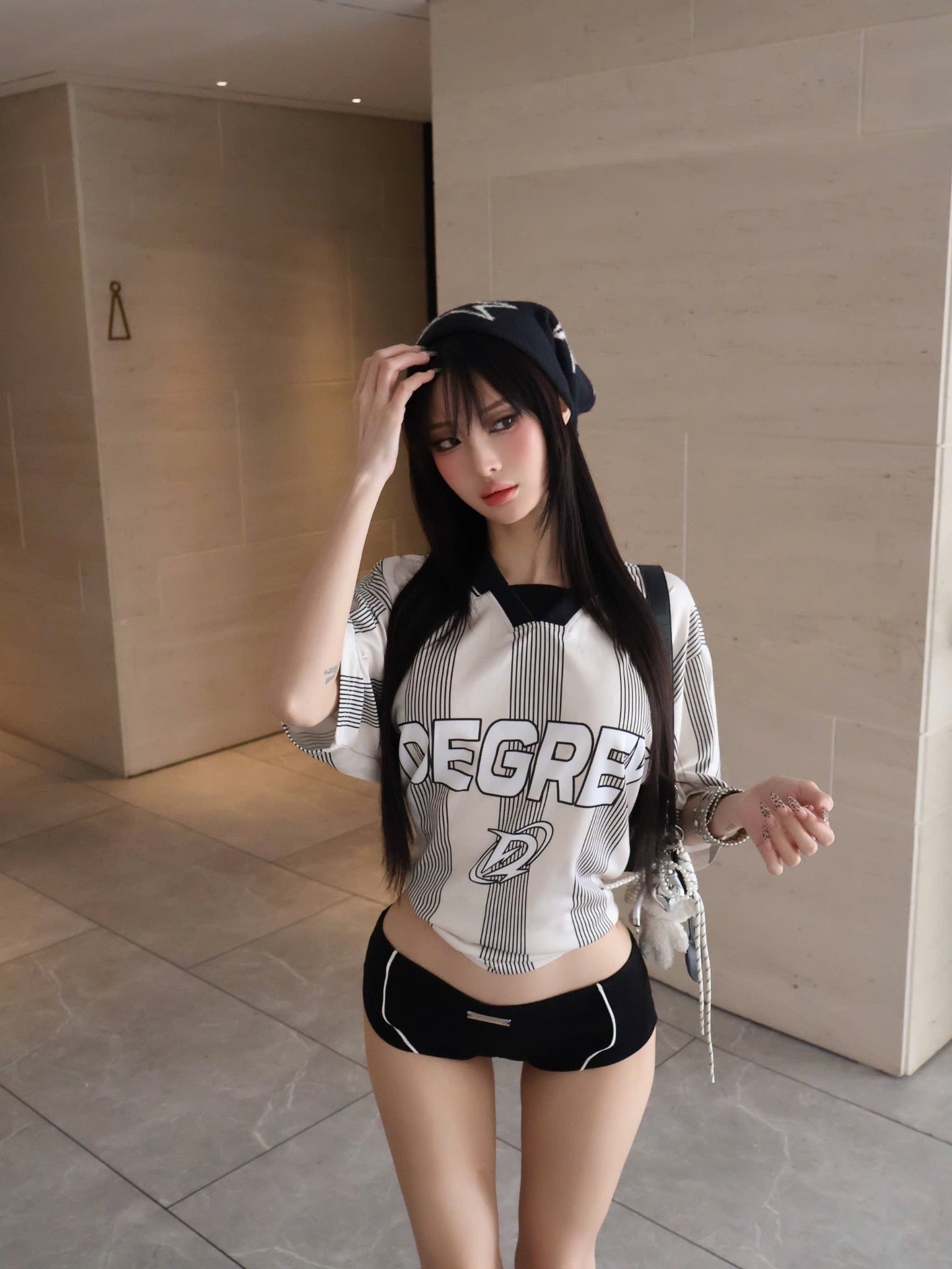  Áo Polo Degrey Athlete sọc KEM - POLOKEM 