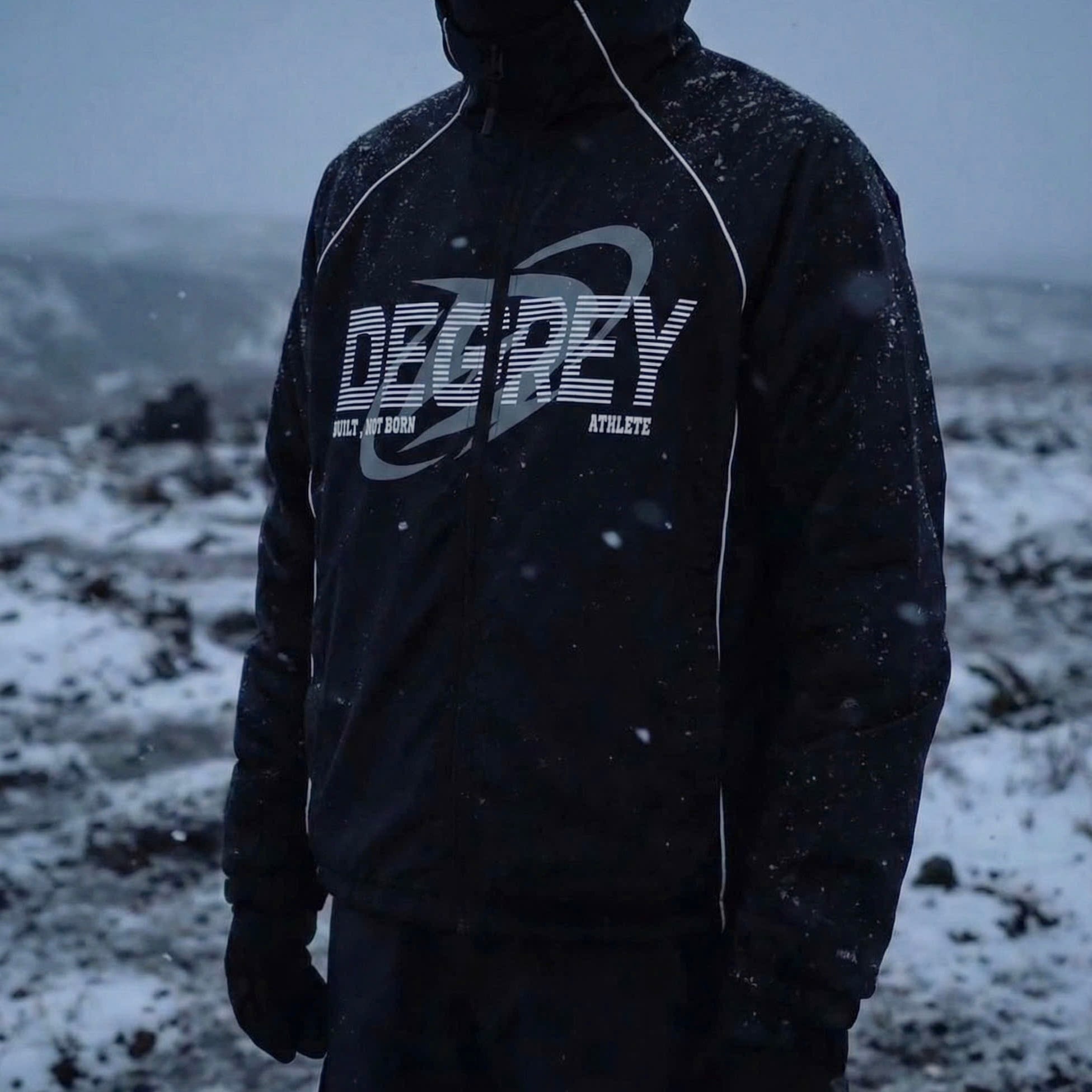  Jacket Degrey Athlete áo khoác dù thể thao màu đen - JACKATHDEN 