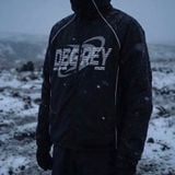  Jacket Degrey Athlete áo khoác dù thể thao màu đen - JACKATHDEN 