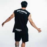  Degrey Korea Áo ba lỗ Tank Top MASSMONSTER màu ĐEN - TANKMASS 
