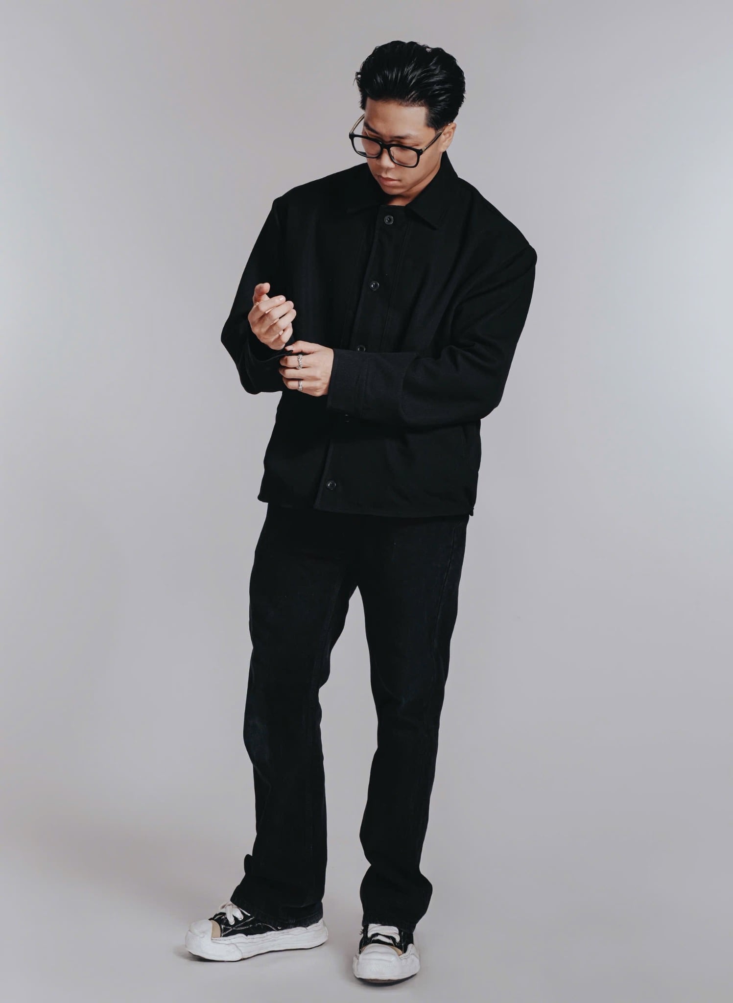  Áo Khoác Degrey màu ĐEN Jacket Vest Decade Athlete - JKDECADE 