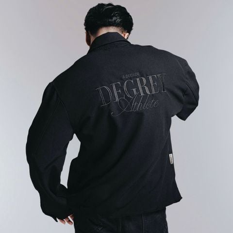  Áo Khoác Degrey màu ĐEN Jacket Vest Decade Athlete - JKDECADE 