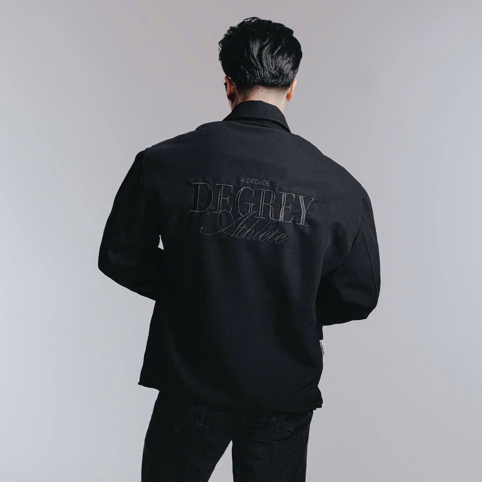  Áo Khoác Degrey màu ĐEN Jacket Vest Decade Athlete - JKDECADE 