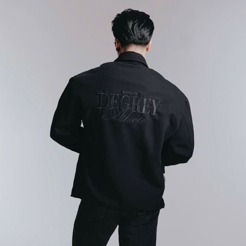  Áo Khoác Degrey màu ĐEN Jacket Vest Decade Athlete - JKDECADE 