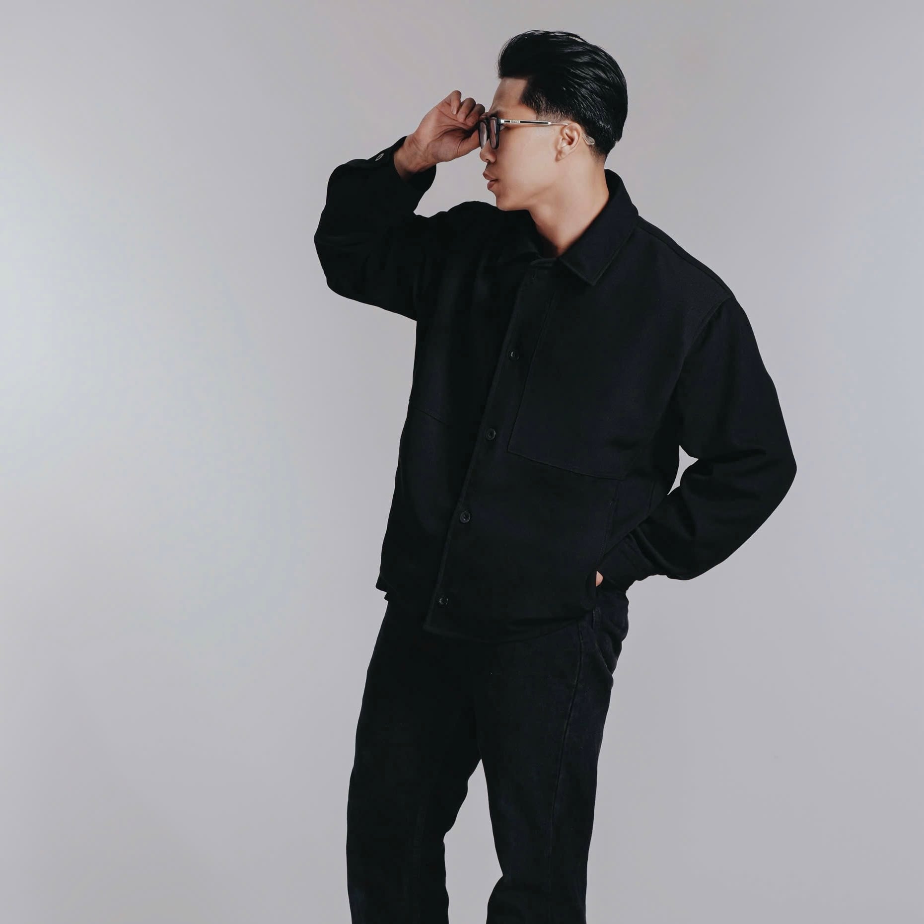  Áo Khoác Degrey màu ĐEN Jacket Vest Decade Athlete - JKDECADE 