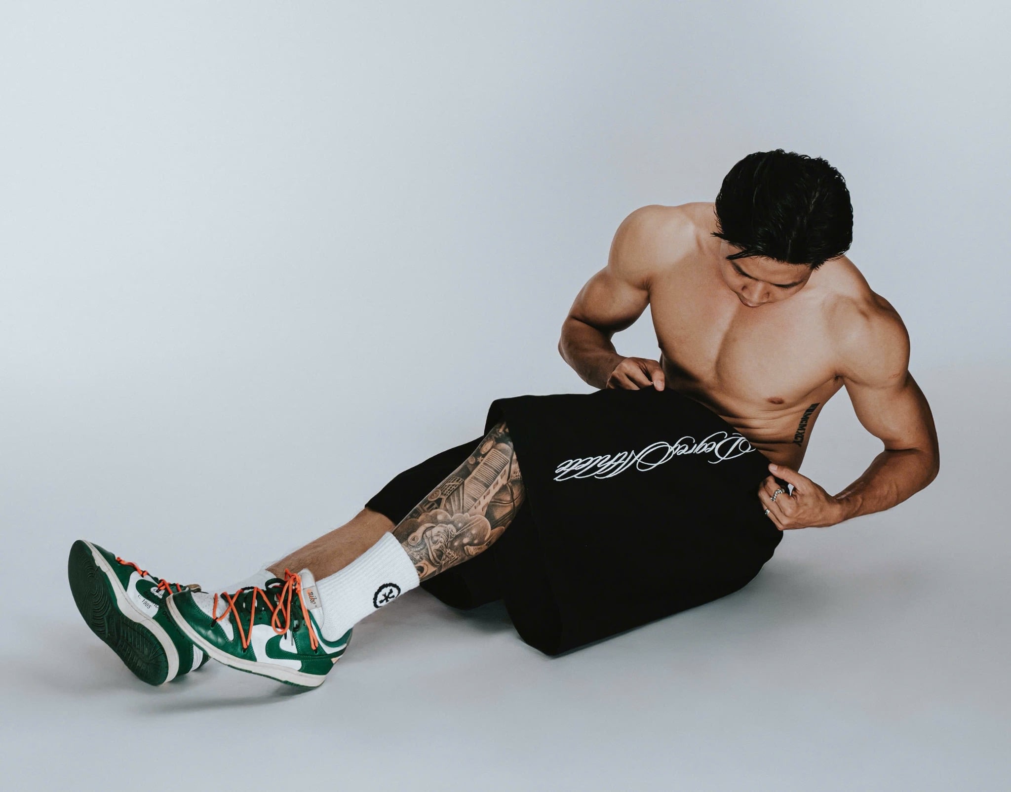  Quần lửng Kaki ĐEN Degrey ATHLETE short Kaki pant - SOKAKIATHDEN 