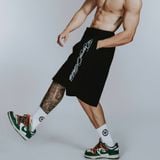  Quần lửng Kaki ĐEN Degrey ATHLETE short Kaki pant - SOKAKIATHDEN 