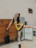  Áo ba lỗ Degrey Tanktop thể thao thời trang nam nữ màu vàng - TANKV 