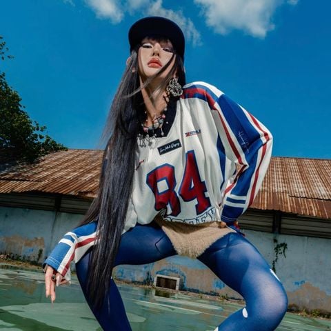  Áo thun tay dài Degrey Jersey long sleeve cổ tim in hình thời trang thể thao nam nữ Flexible x3 color - FLEX 