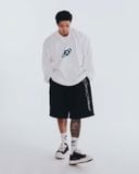  Áo Sweater Degrey Athlete màu trắng xanh Poly - SWETRAXA 