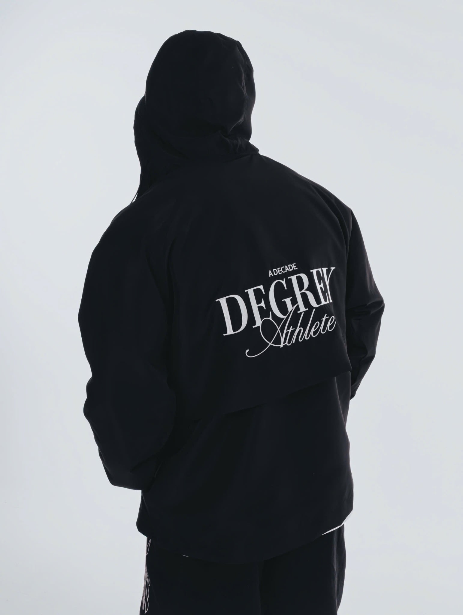  Jacket Degrey Decade Half Zip áo khoác dù có nón hình thêu - JKHALFZIP 