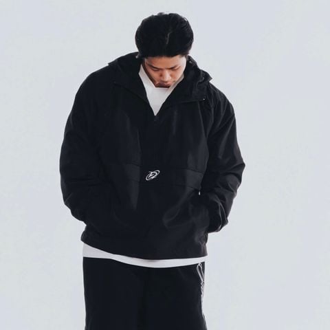  Jacket Degrey Decade Half Zip áo khoác dù có nón hình thêu - JKHALFZIP 