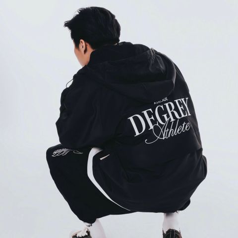  Jacket Degrey Decade Half Zip áo khoác dù có nón hình thêu - JKHALFZIP 