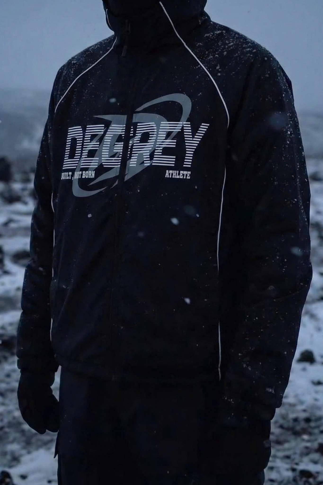  Jacket Degrey Athlete áo khoác dù thể thao màu đen - JACKATHDEN 