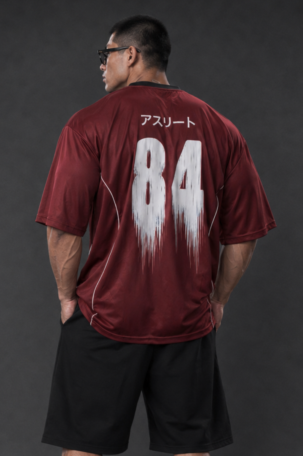 Áo Degrey Jersey Mesh Fabric DRIP RED - JERMESHDRIP 