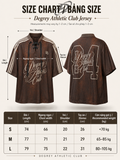  Áo Thun Jersey Mesh màu Nâu Degrey Athletic Club Lace-Up - JERNAU 