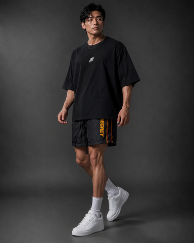  Áo thun Degrey BIG GUY LEG DAY màu ĐEN - BIGLEGDEN 