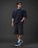  Áo Thun Degrey TC Oversize màu NAVY thêu New Logo - OVSTCNAVY 