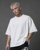  Áo Thun Degrey TC Oversize màu TRẮNG thêu New Logo - OVSTCTRANG 