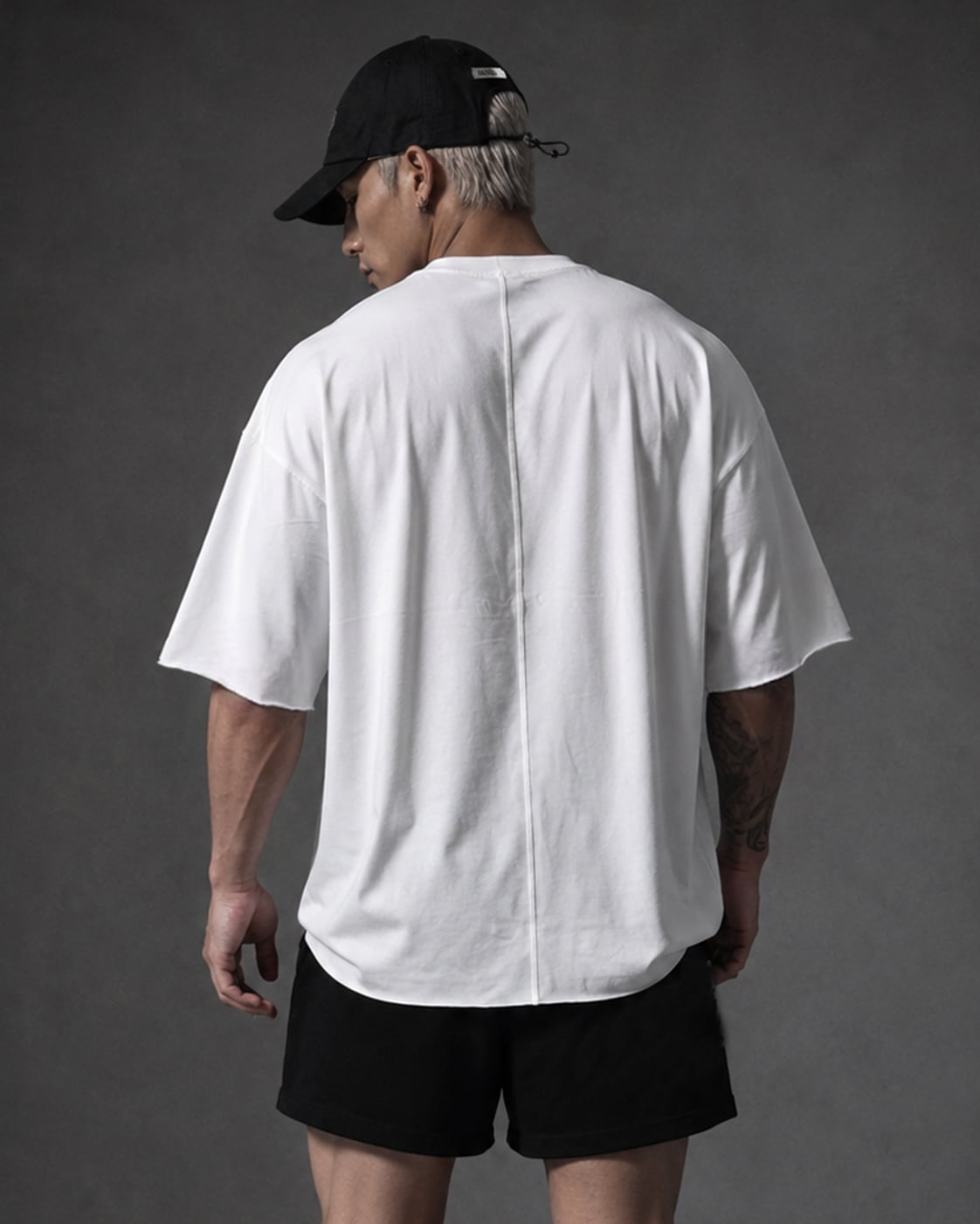  Áo Thun Degrey TC Oversize màu TRẮNG thêu New Logo - OVSTCTRANG 