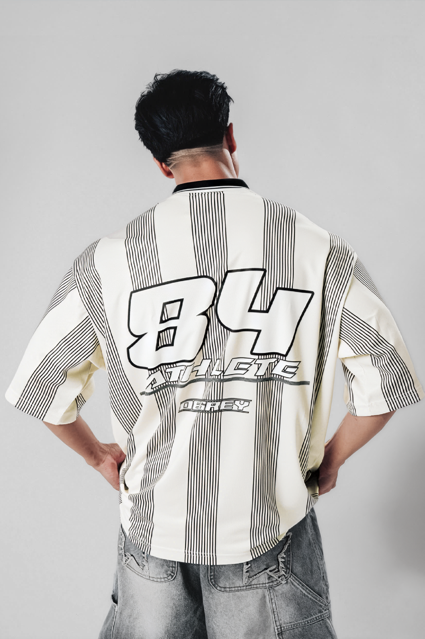  Áo Polo Degrey Athlete sọc KEM - POLOKEM 