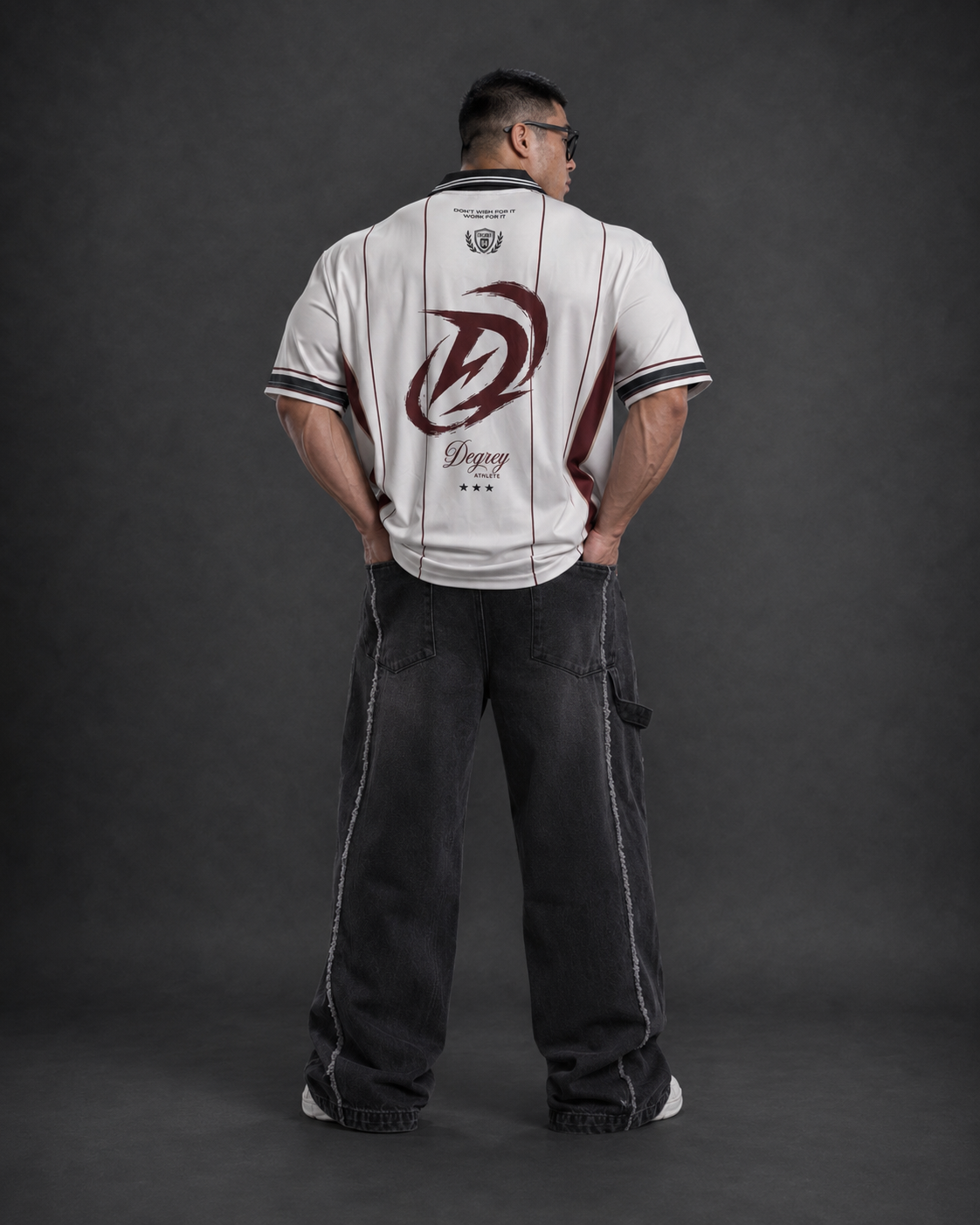  Áo Polo màu Kem Đỏ Degrey Athlete Wave - POLOWAVEKEM 