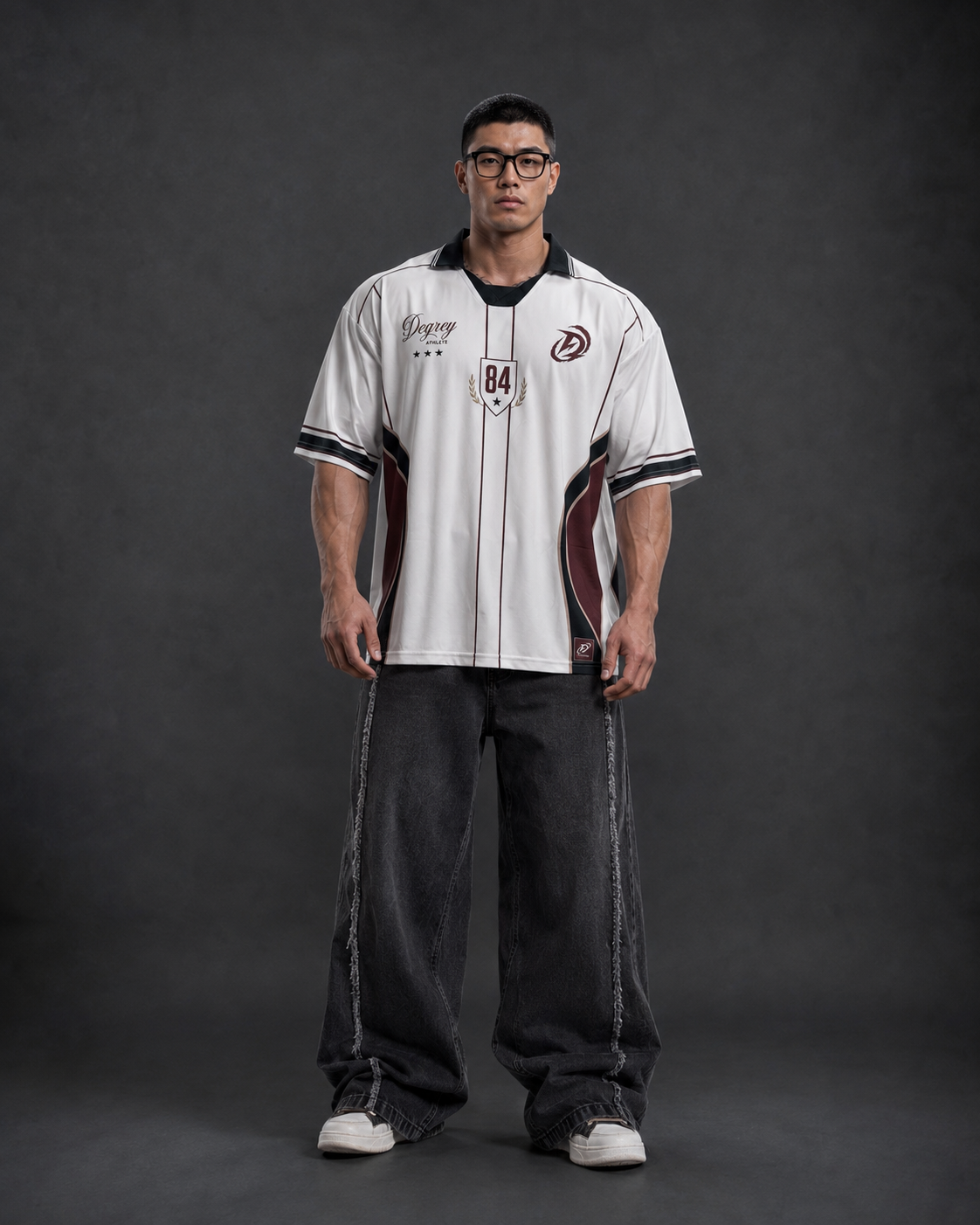  Áo Polo màu Kem Đỏ Degrey Athlete Wave - POLOWAVEKEM 