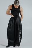  Quần Dài Degrey màu ĐEN Long Pants Micro Poly Thêu Athelete - PAMICRO 