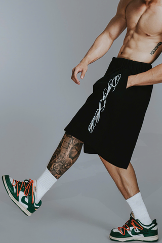  Quần lửng Kaki ĐEN Degrey ATHLETE short Kaki pant - SOKAKIATHDEN 