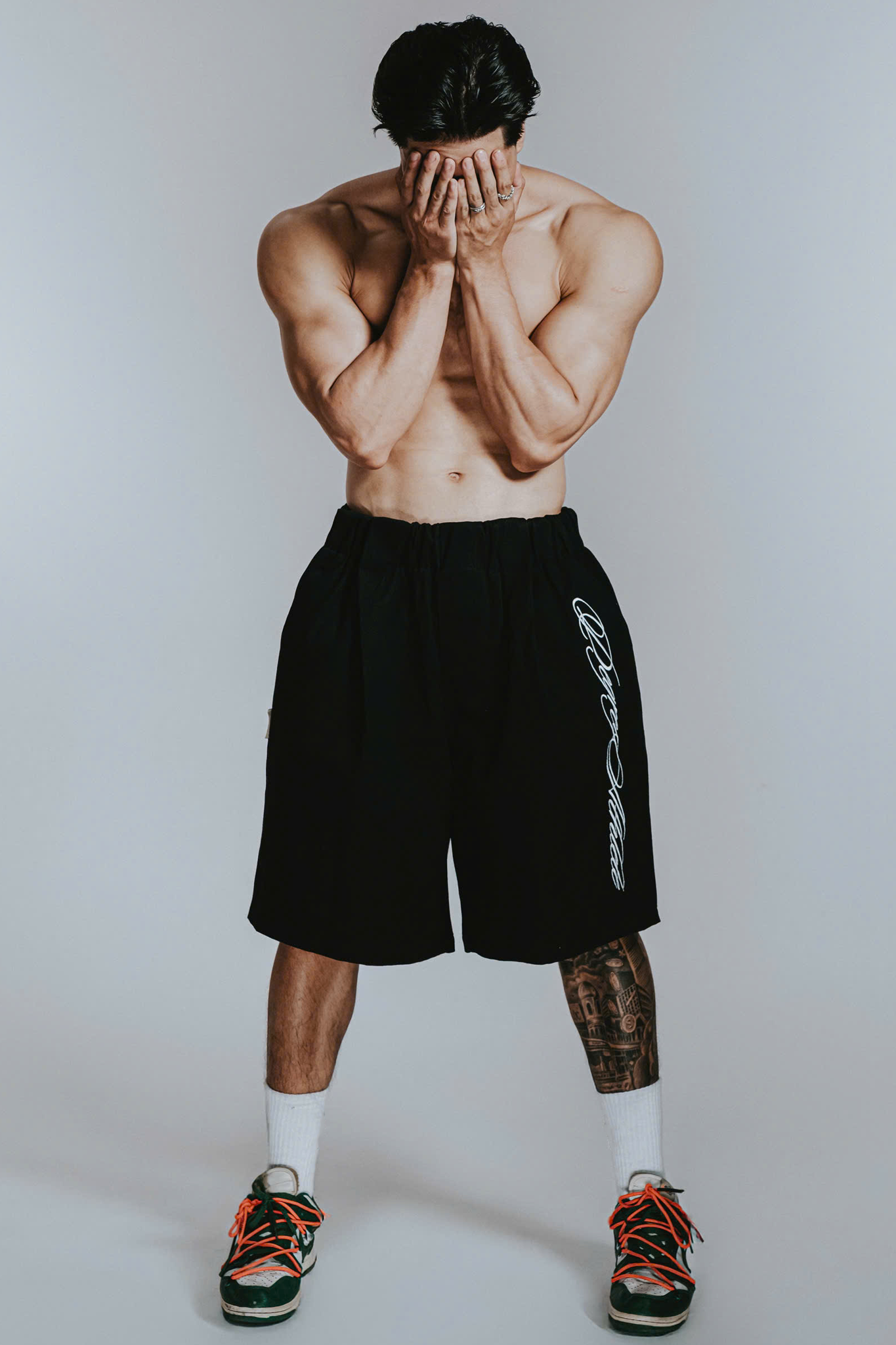  Quần lửng Kaki ĐEN Degrey ATHLETE short Kaki pant - SOKAKIATHDEN 