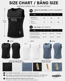  Áo ba lỗ màu TRẮNG Degrey Sport Tank Top Body - TANKBODYTRANG 
