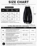  Quần Dài Degrey màu ĐEN Long Pants Micro Poly Thêu Athelete - PAMICRO 
